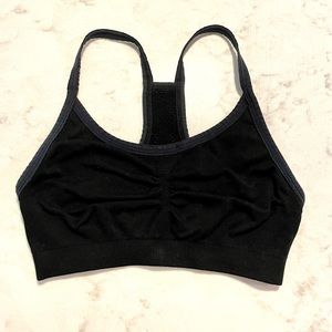 zella black sports bra - xs